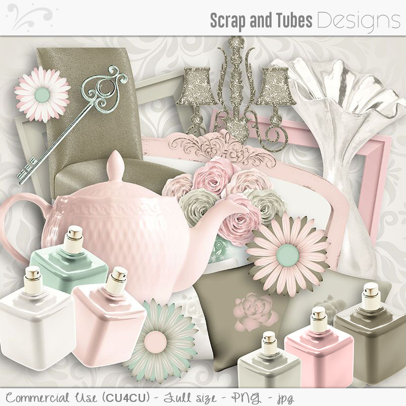 Soft Vintage Clipart - Click Image to Close